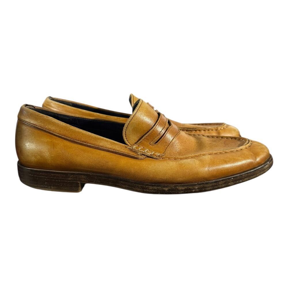 Cole Haan Jefferson Grand Men's Brown Leather Penny Loafers Size 9.5 M